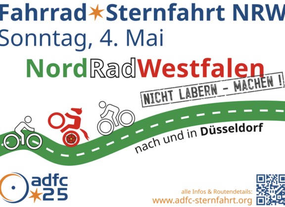 Fahrrad Sternfahrt NRW 2025