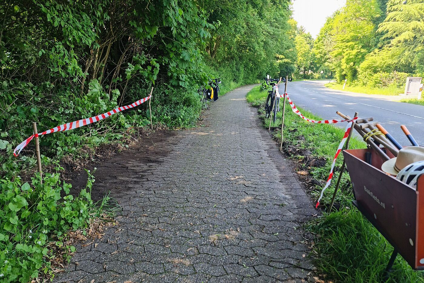 Rad- + Gehweg Hochdahler Straße - 11.05.2024