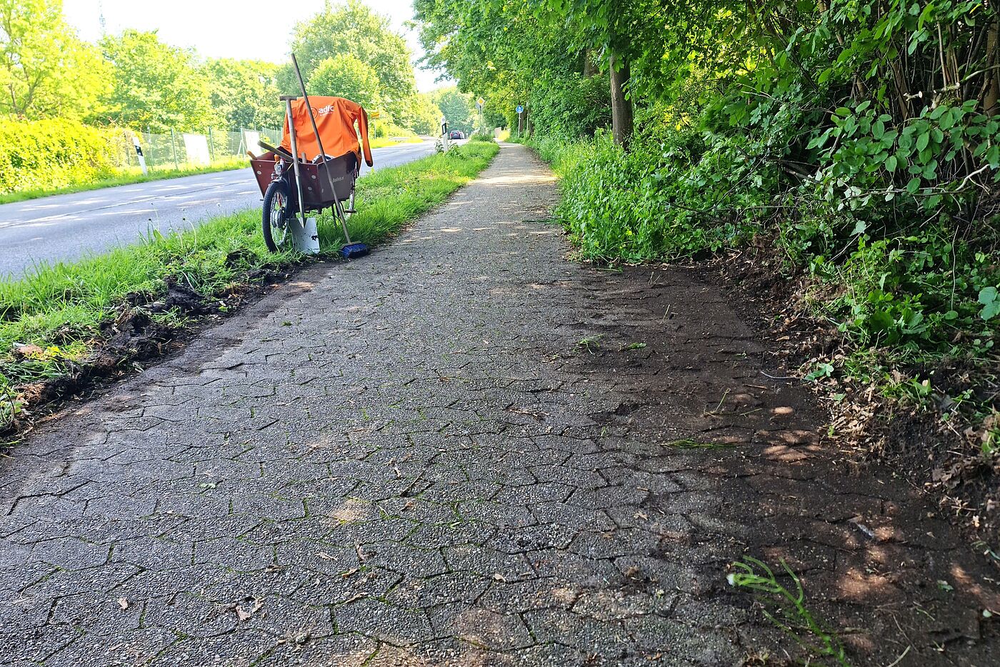 Geh- + Radweg Hochdahler Straße - 11.05.2024