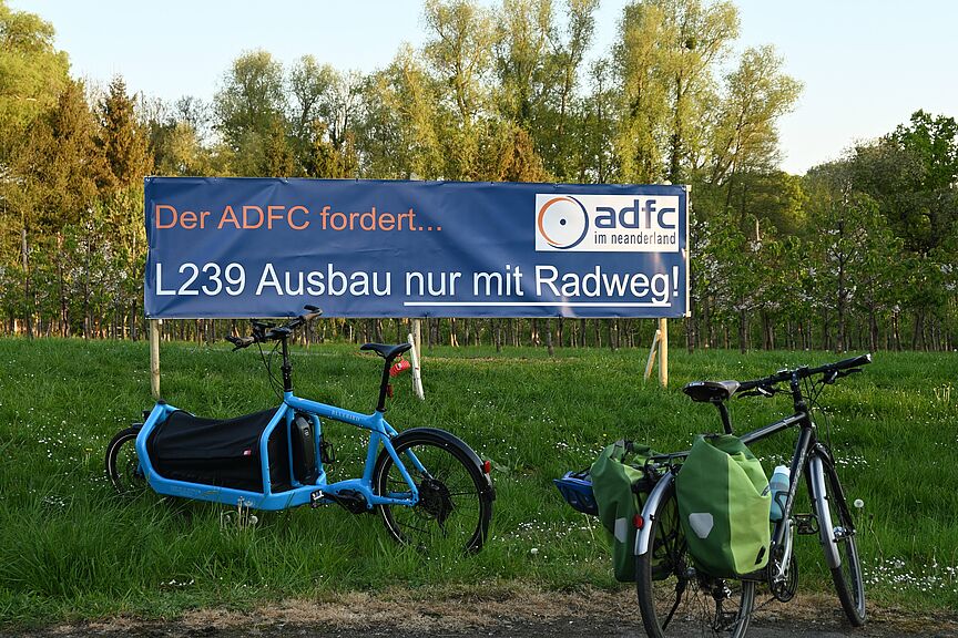 L 239 - Ausbau nur mit Radweg L 239 - Ausbau nur mit Radweg